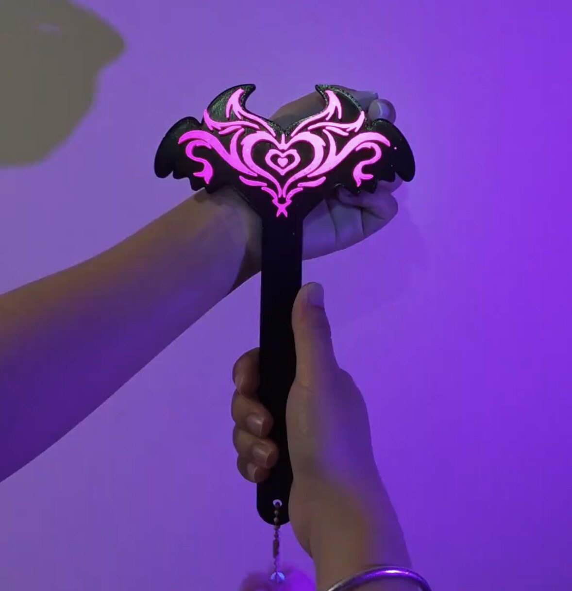 留痕魅魔印章cos可爱毛球diy玩具工具立体荧光送紫光灯可洗印章