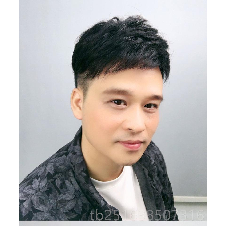 正品士发假发短发男际顶发片超薄真韩版隐性发线