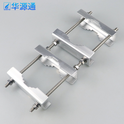 方型管夹夹码固定架管卡抱箍卡扣镀锌电线管配件抱杆螺丝螺栓配件