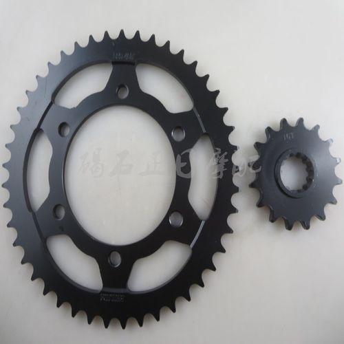 MT09摩托车链轮 MT07 MT10大小飞前后牙盘前后齿轮大小链盘 链轮