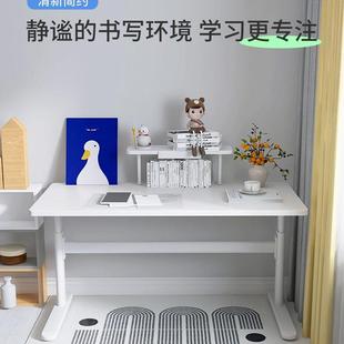 坐得正儿童学习桌学生书桌家用写字桌可升降办公桌青年电脑桌实木