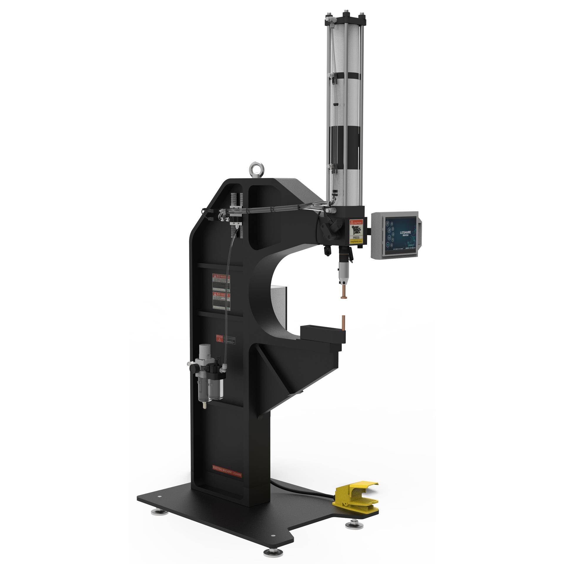 领协厂家直供气动触摸屏防压手铆钉螺母螺钉螺母柱压铆机铆接机