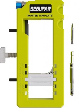 铰链门锁开孔定位器  门铰链安装套件/Mortiser模板