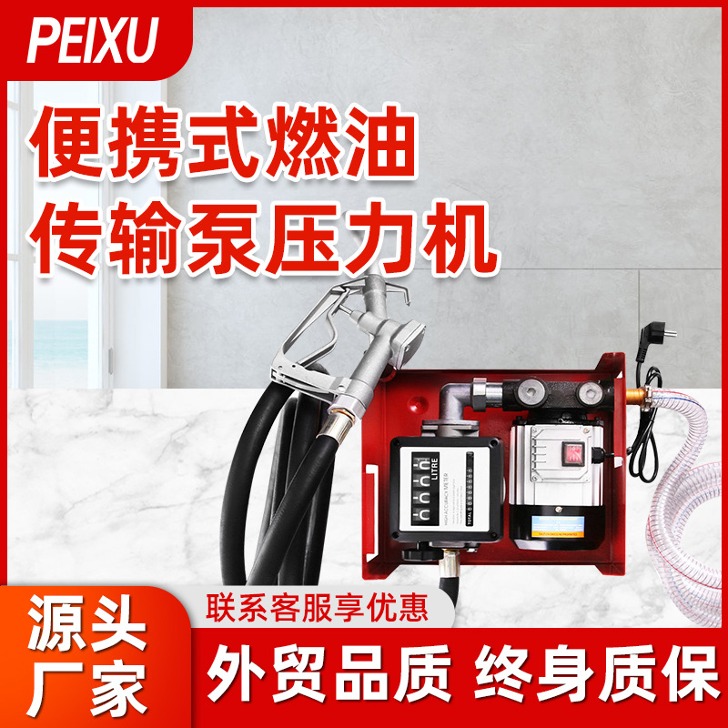 厂家供应便携式550W电动燃油传输柴油泵FD60自吸输送泵60L加油泵