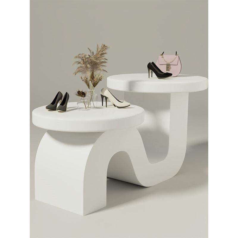 曲线鲜花店异形中岛柜流水台高低台定制烤漆桌子服装店M型S形高档,商业/办公家具,中岛/流水台,淘宝优惠券,粉丝福利购,淘宝优惠卷