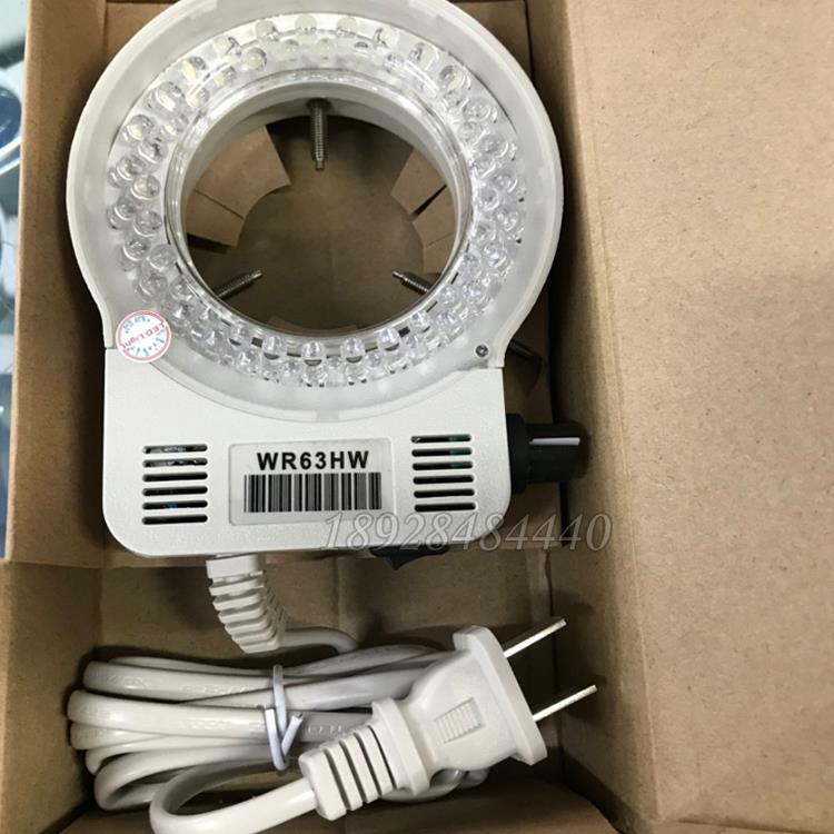 2018新款可调光源显微镜灯 TY63HW环形LED灯 单筒显微镜环形光源