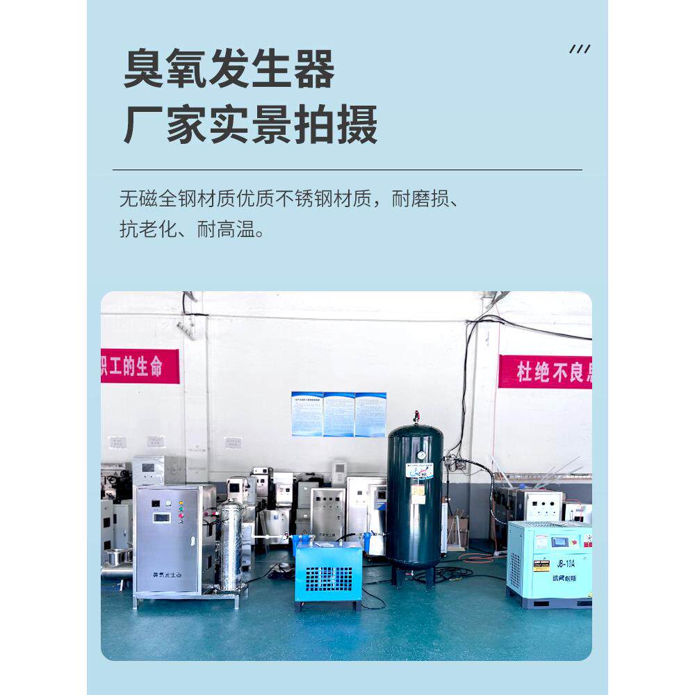 臭氧发生器消毒灭菌工业级高浓度游泳池养殖桶装自来水厂制氧机