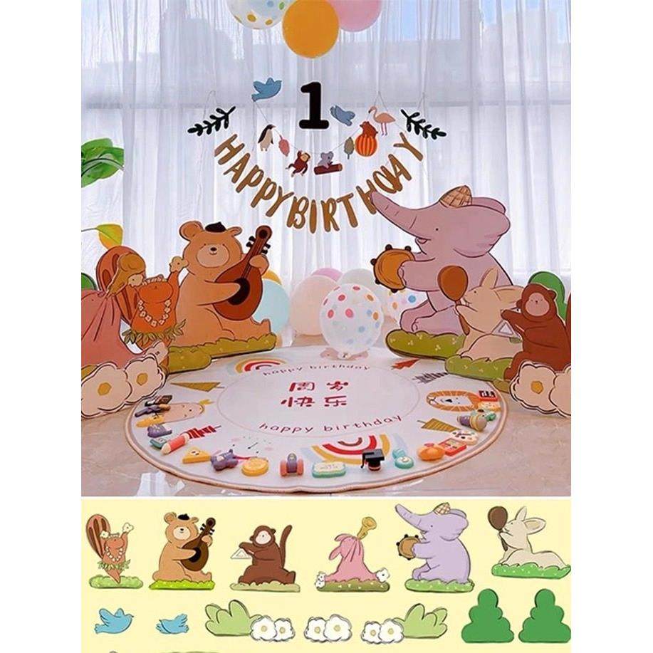 桌面Kt板宝宝的生日100天满月生日卡通照片男孩和女孩装饰安排气,节庆用品/礼品,装扮布置套餐,淘宝优惠券,粉丝福利购,淘宝优惠卷