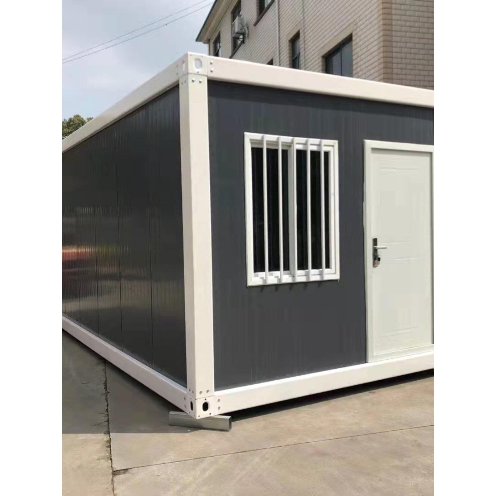 住人集装箱活动板房可拆卸办公室定制彩钢简易组装集成阳光房屋