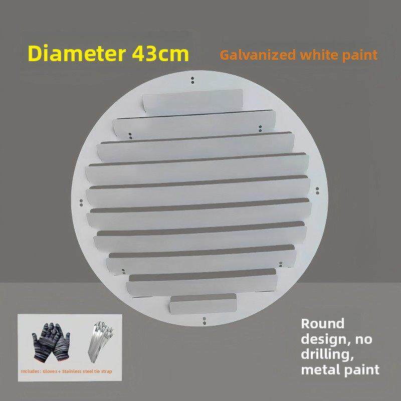 空调外机挡风板导风板罩防直吹改方向导流出风口导风板百叶免打孔