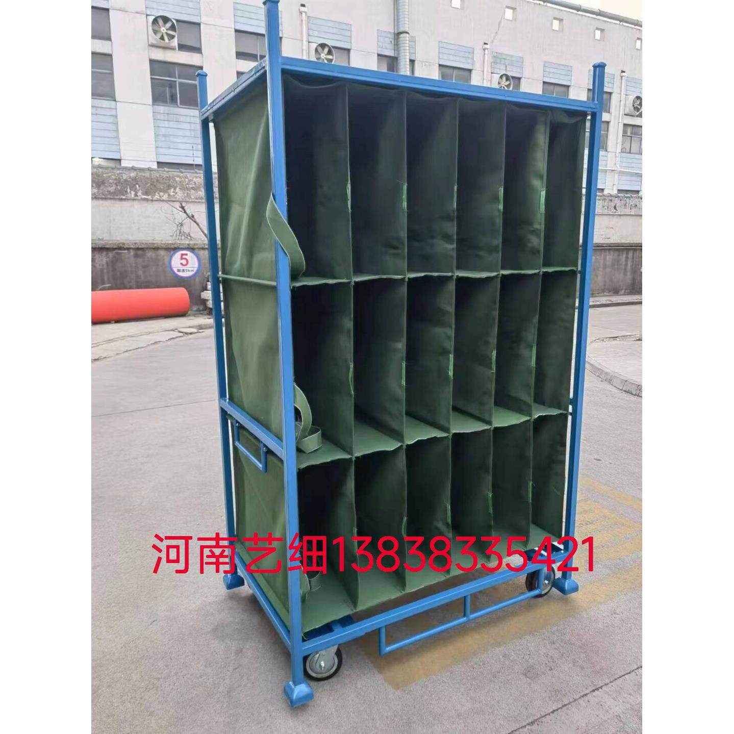 定制工位器具帆布袋汽车配件周转袋工装分隔储物袋工厂台车帆布兜