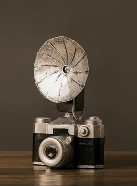 仿真老式怀旧照相机模型复古创意店铺橱窗陈列道具摆件拍照道具