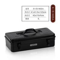 瑞美拓加厚鐵皮工具箱 家用五金維修工具箱汽車備用工具盒收納箱
