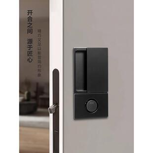 新款AGB单面锁隐形门锁卧室房门锁内嵌式推拉平开移门锁口袋门锁