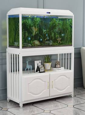鱼缸柜放子鱼缸的桌子水族鱼默认CUAU缸底座底承重客厅简易式鱼柜