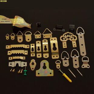 不锈固钢相挂钩965子母挂件画框暗挂扣框挂扣画配件五金子母紧件