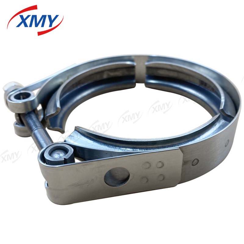 跨境货源 304不锈钢V型卡箍V-bAand clamp汽车改装排气管管道卡子