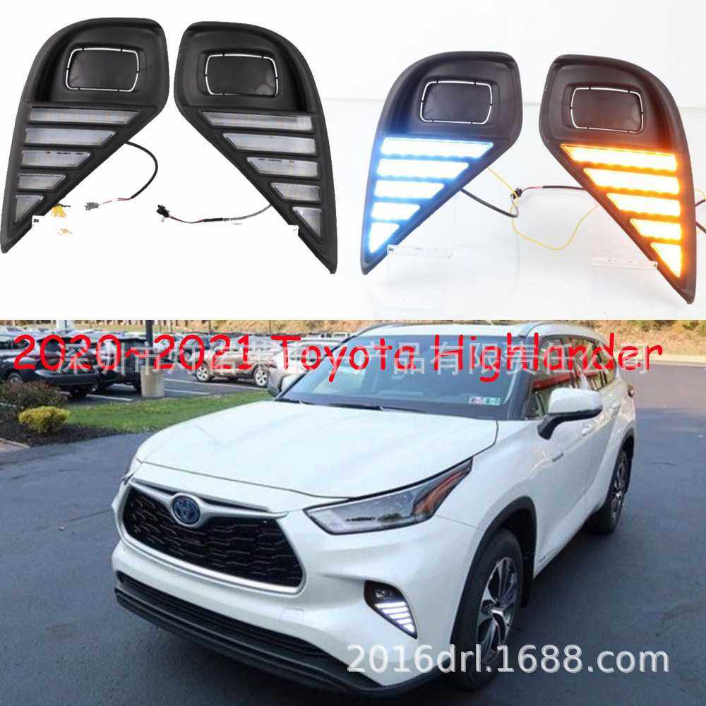 适用于丰田汉兰达日行灯LED警示大灯前照灯雾灯 2020~202