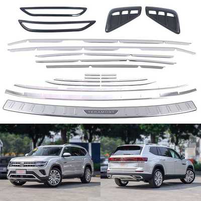 适用于21款大众途昂Teramont 外后护板前后雾灯罩尾门饰条等外饰