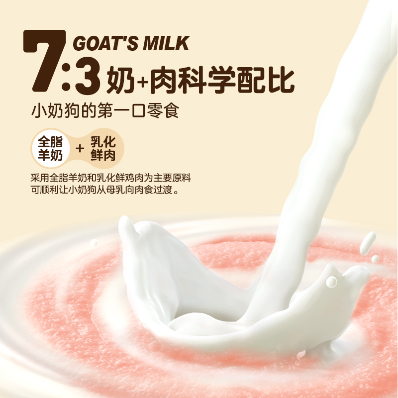 小狗狗零食羊奶棒幼犬训练奖励一三2两个P月奶狗换牙期磨牙棒