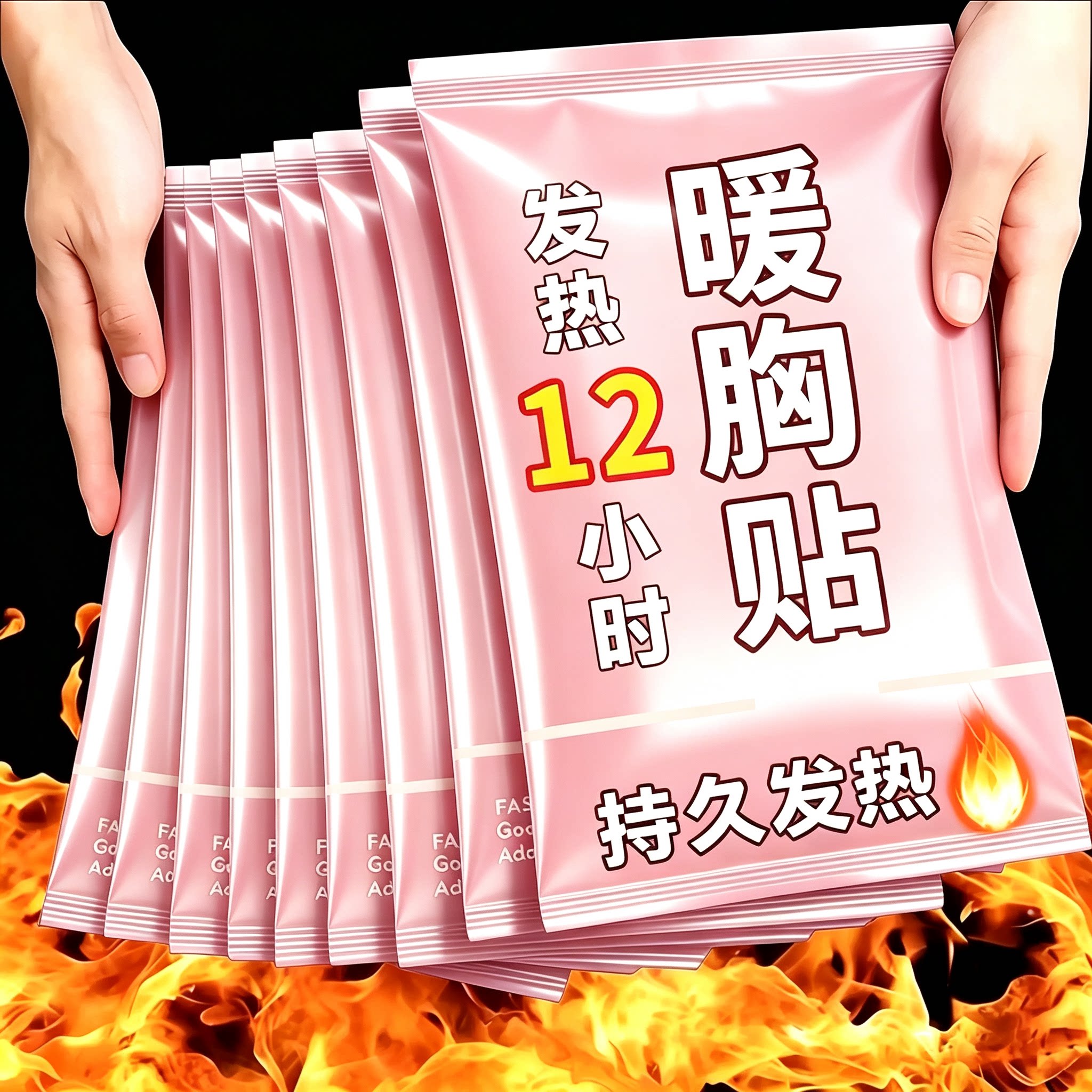 蒸汽暖护乳贴草本温润胸部暖敷贴透气亲肤柔软身日常护理暖身贴