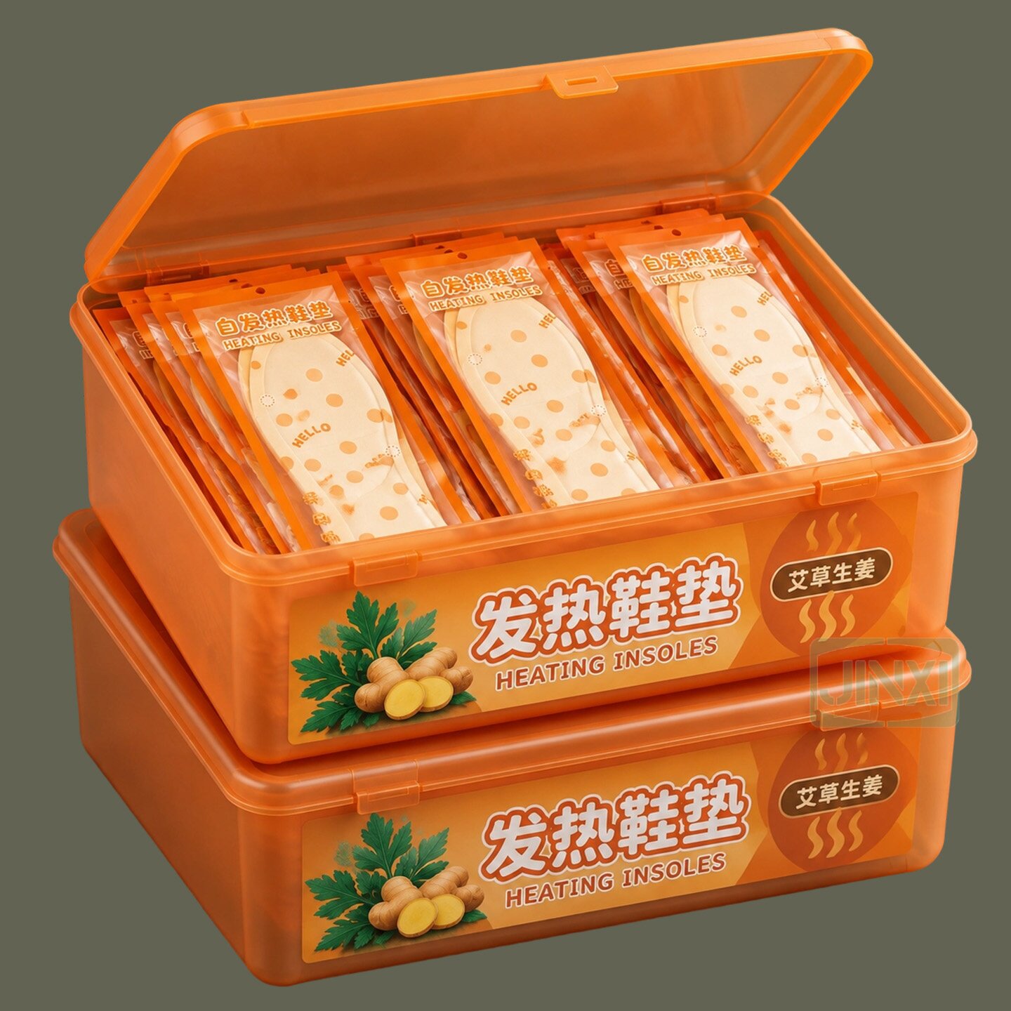 艾草生姜防寒保暖自发热鞋垫