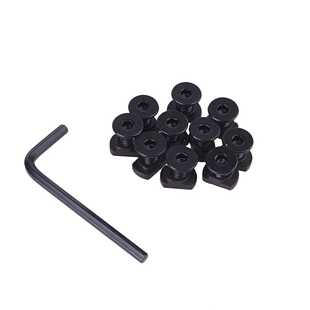 10pcs M-Lok mlok螺丝螺母包Rail Screws and Nuts