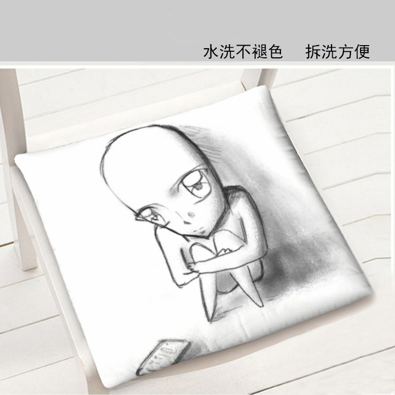臭香表情包坐垫软垫屁股垫子防滑