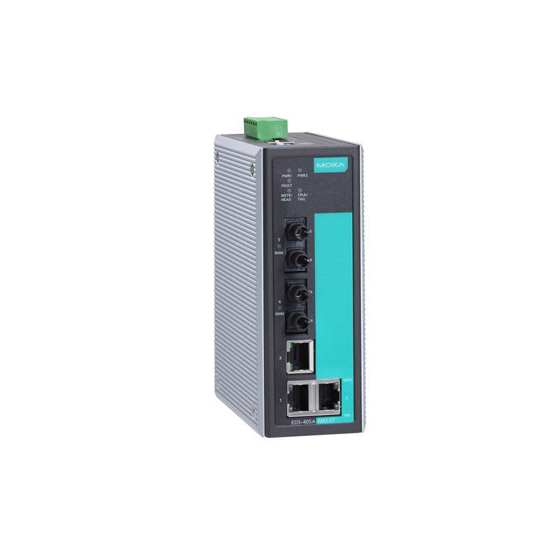 现货MOXA EDS-405A-MM-ST 工业交换机现货