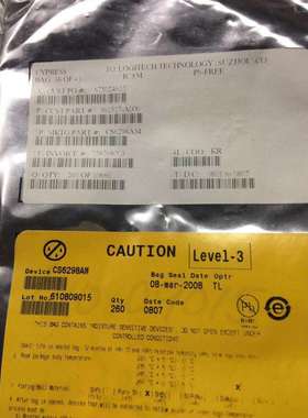 电子元器件【CS6298AM】价格咨询为准CYPRES 封装 Q FN