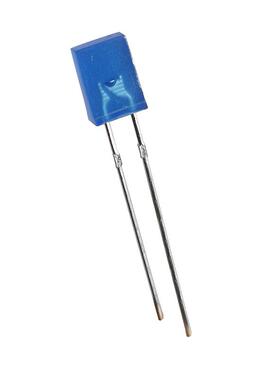 277蓝发蓝方形蓝色指示灯2*7*7mm蓝光直插式led灯珠发光二极管