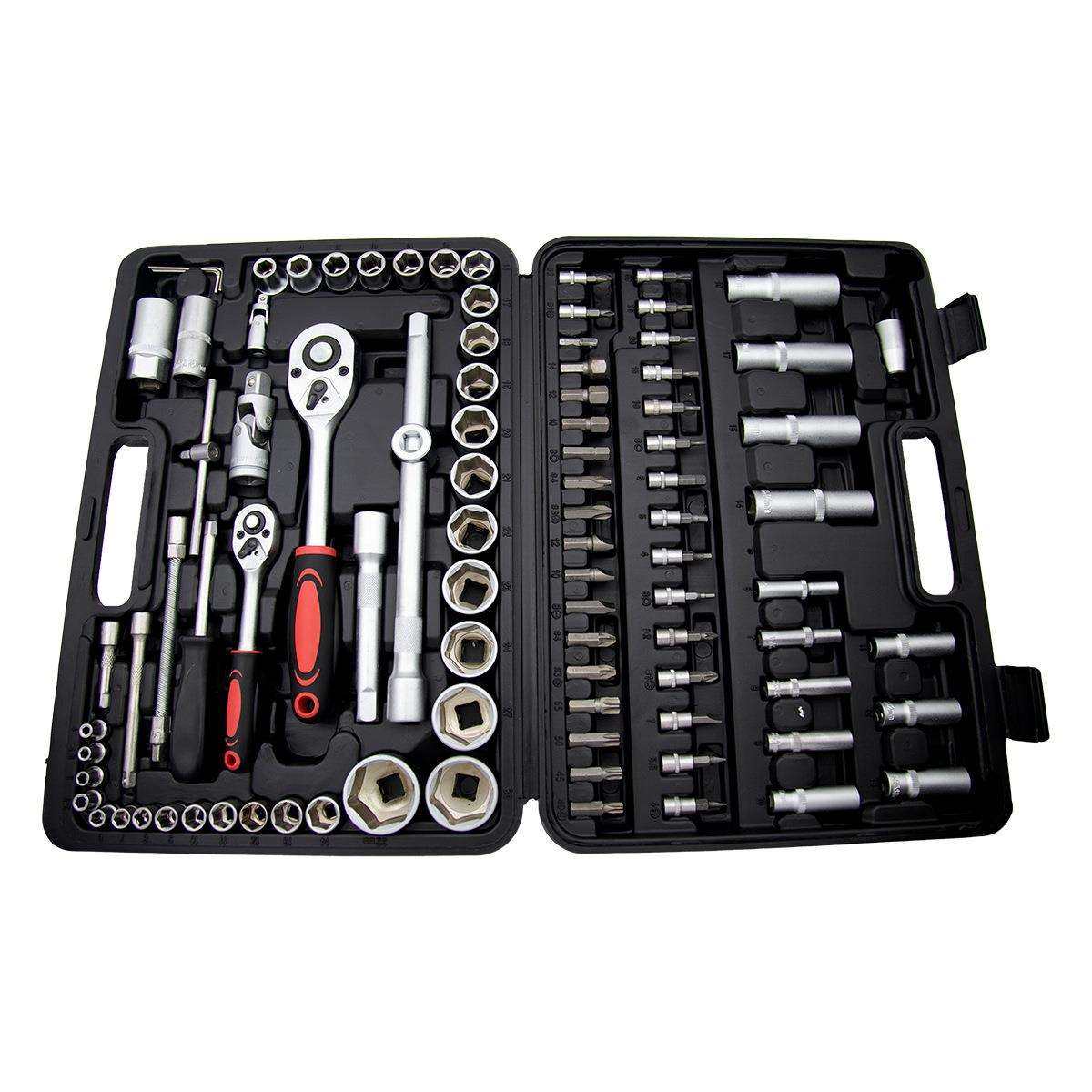 94pc件套筒棘轮扳手塑盒汽修工具 家庭随车组合手动工具套装批,鲜花速递/花卉仿真/绿植园艺,割草机/草坪机,淘宝优惠券,粉丝福利购,淘宝优惠卷