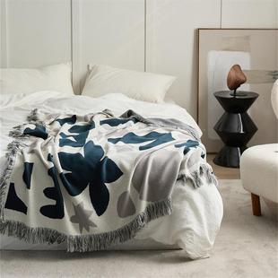 波西米亚毛毯办公室午尾睡毯民宿搭毯AL676床毯苏巾流毯盖毯沙发