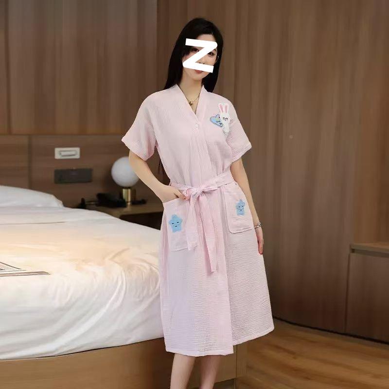 纯棉扬天源#9纱布浴巾女士儿童大亲子全可穿裹棉吸干水人速浴袍夏