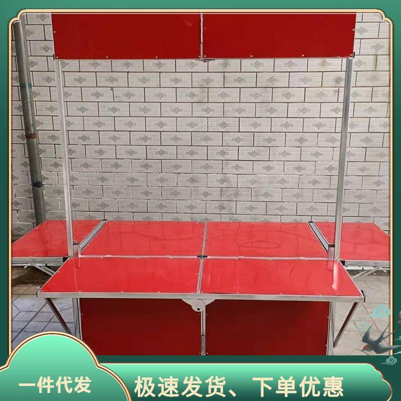 推早餐车摆摊车折叠可拆小车移PZF餐车夜动卸市摊位台热简约代。