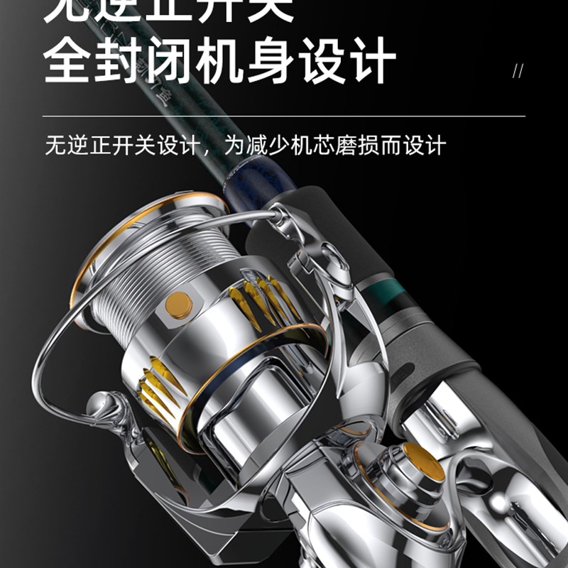 超轻路亚竿纺车轮轻量化碳素鱼轮微物远投滑漂斜口浅线杯海钓