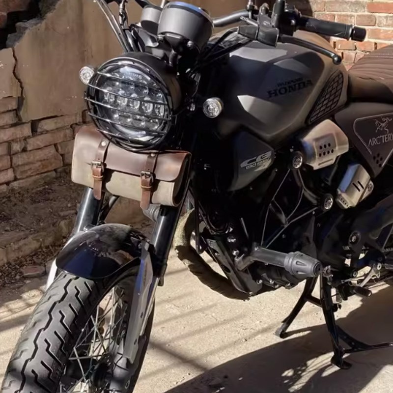 复古摩托车头包自行车包休闲车锁包防水工具包小牛电动车机车边包