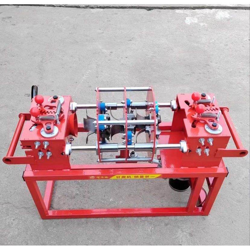 全自动甘蔗削皮切段一体机商用新型电动仿手工切断去皮机摆摊神器