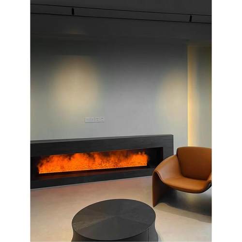 MICASA 3D雾化壁炉装饰嵌入式客厅电视背景墙装饰柜仿真火加湿器