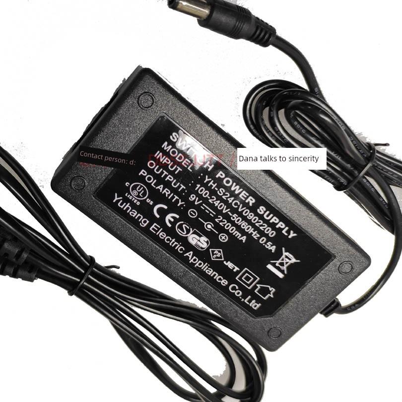 天马衡基FA1004 电子天平 9V2200MA YH-S24CV0902200 电源适配器