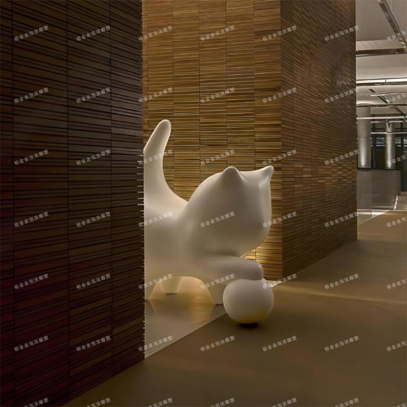 泡沫雕塑定制户外大型景观雕塑婚礼美陈动物卡通人物成品雕刻厂家