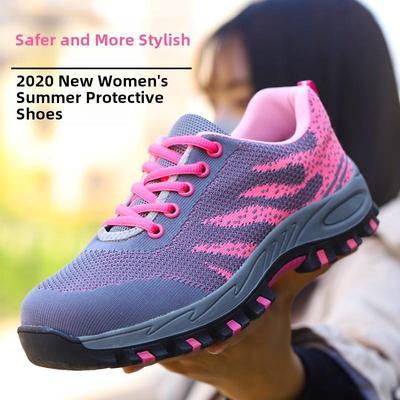 德国进口劳保鞋女士新款夏季透气防臭轻便钢包头防砸防刺穿老保钢