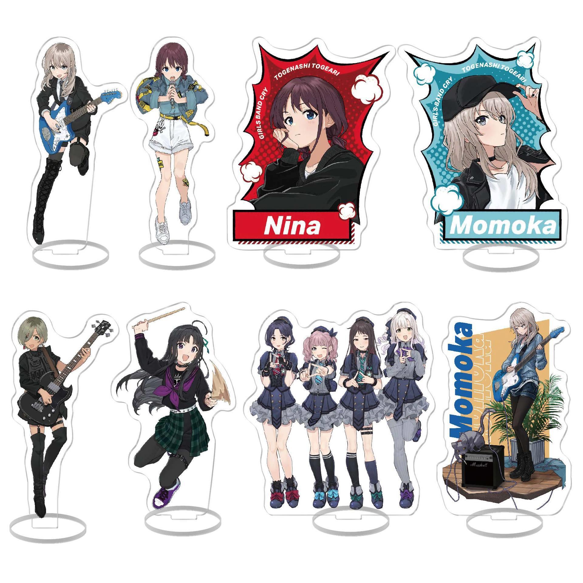 动漫二次元哭泣少女乐队井芹仁菜河原木桃香亚克力大立牌摆件周边