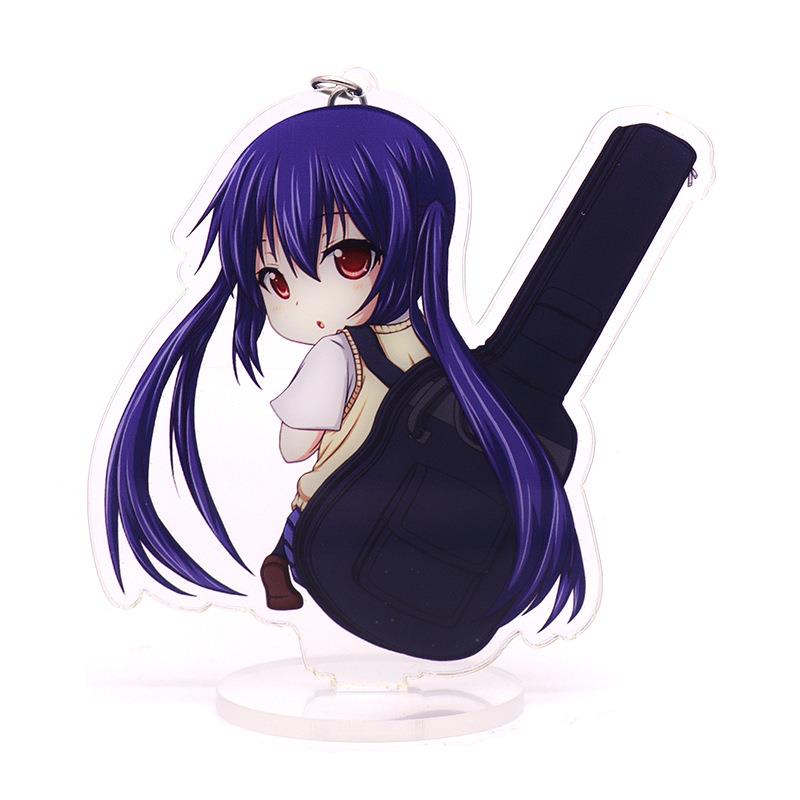 动漫周边亚克力双面 轻音少女 秋山澪中野梓平泽唯钥匙扣立牌