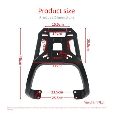 适用于电动汽车极芯Ez4/Ae4铝合金架子、Ae4Se/My/Pro/Max加厚尾