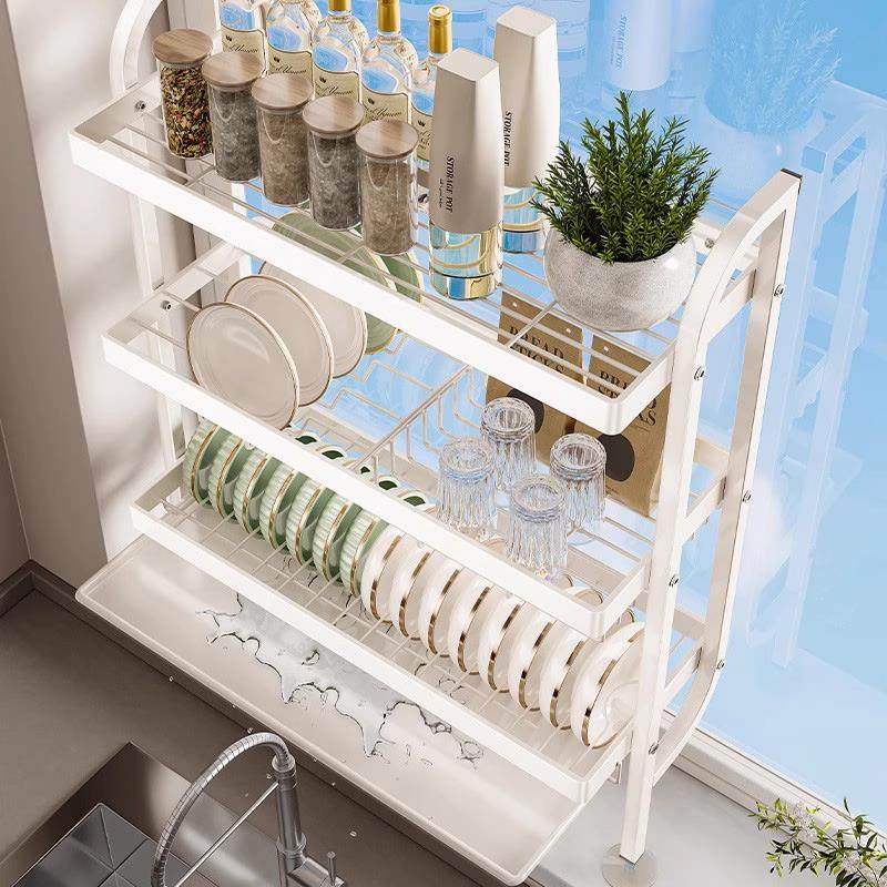 厨房置物架水槽窄边沥水碗架免打孔上墙放碗碟盘收纳小型洗碗架子,厨房/烹饪用具,厨房置物架/置物柜/角架,淘宝优惠券,粉丝福利购,淘宝优惠卷