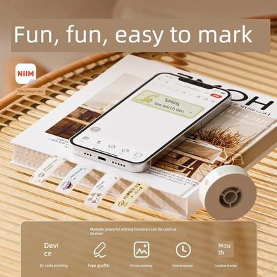 Niimbot标签打印机D110家用手持式便携式蓝牙迷你热智能防水标签