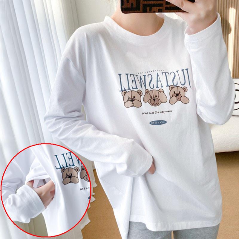 采购产品纯棉产后护理上衣，郊游裤，长袖t恤，春秋单件坐月子服