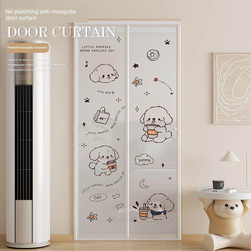 新款2025防蚊门帘隔断帘卧室厨房帘子磁吸条魔术贴防窥隐私遮挡帘