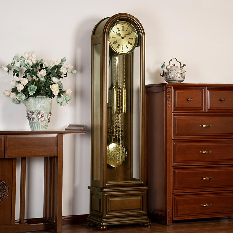 德国赫姆勒落地钟客厅家用新中式欧式大座钟覆古北极星立式大摆钟